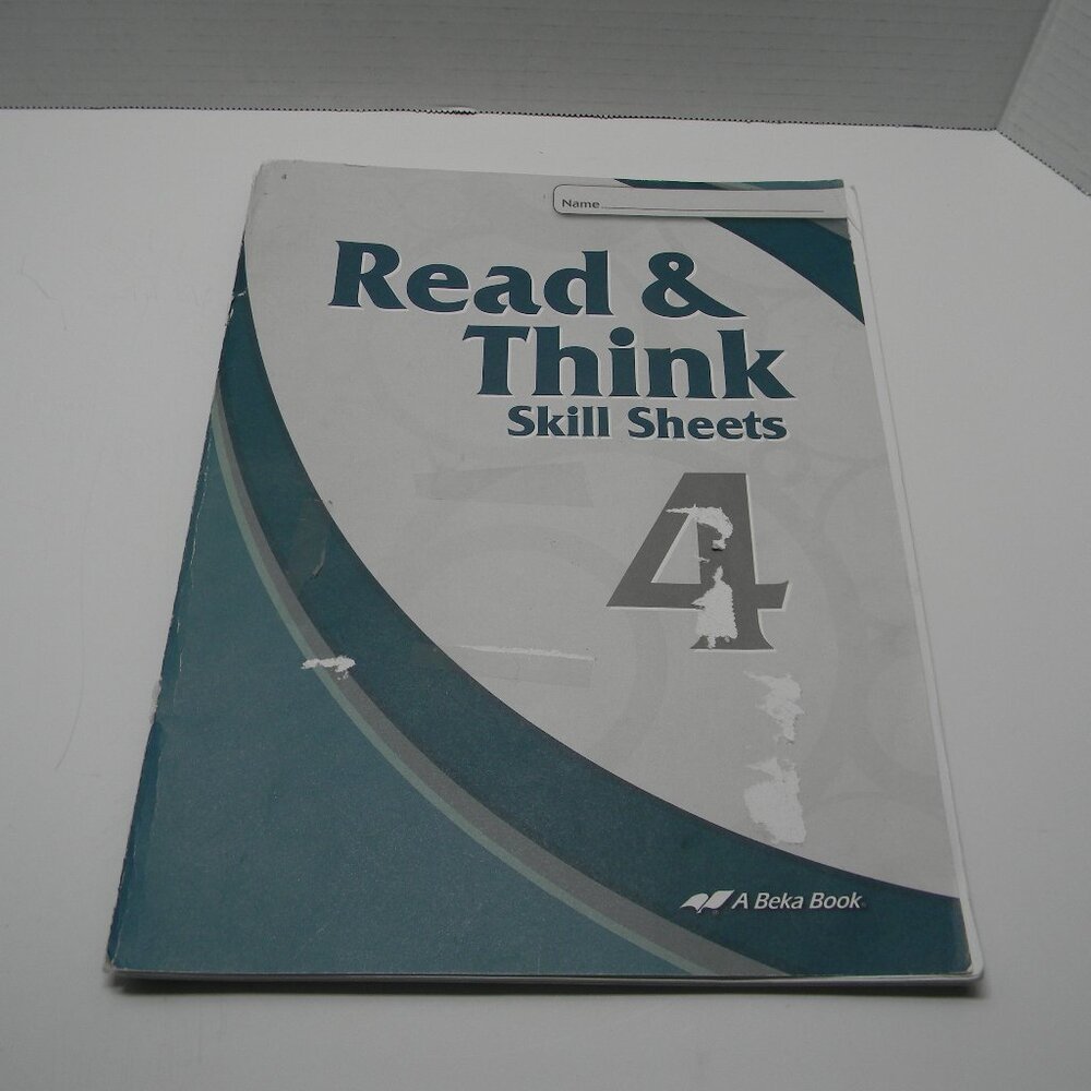 ABeka Book Homedschool Read & Think Skill Sheets 4